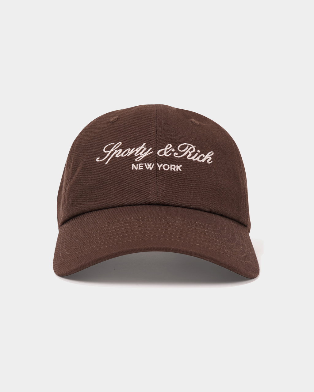 帽子 Daydream Script Logo Baseball Cap OVY Maeve Vendome Script Hat - Chocolate – Sporty & Rich
