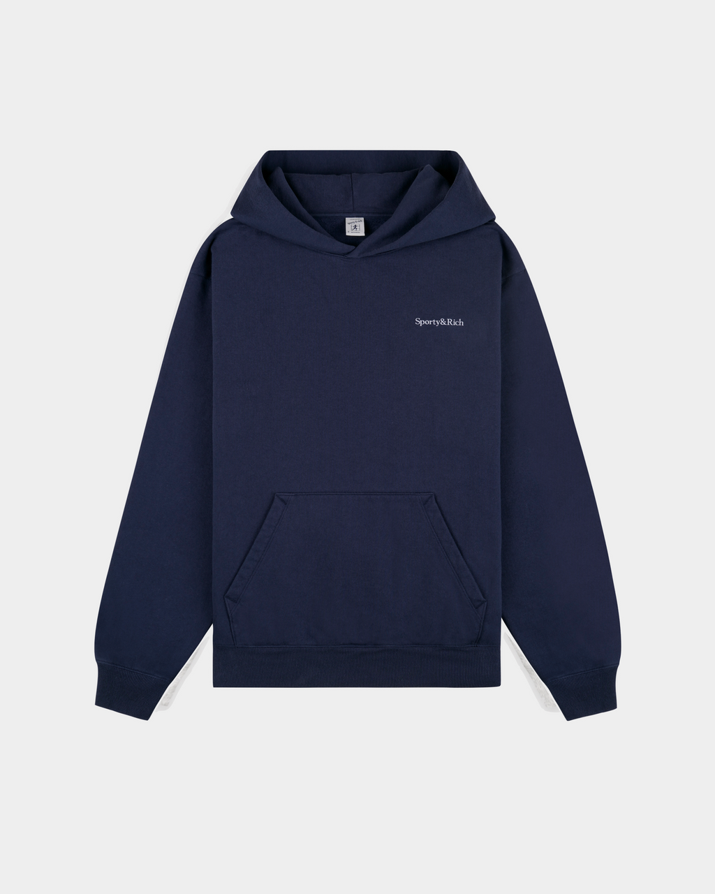 アパルトモン　SPORTY&RICH SERIF LOGO HOODIE 起毛L Elaine Serif Logo Hoodie - Dark Navy – Sporty & Rich