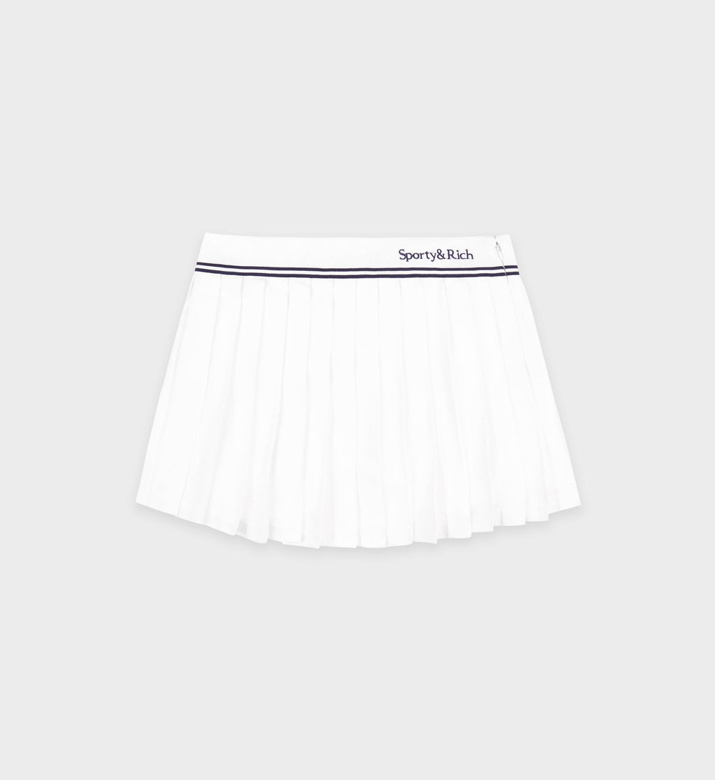 AVIGAL White Soft Pleated Side Tie 34