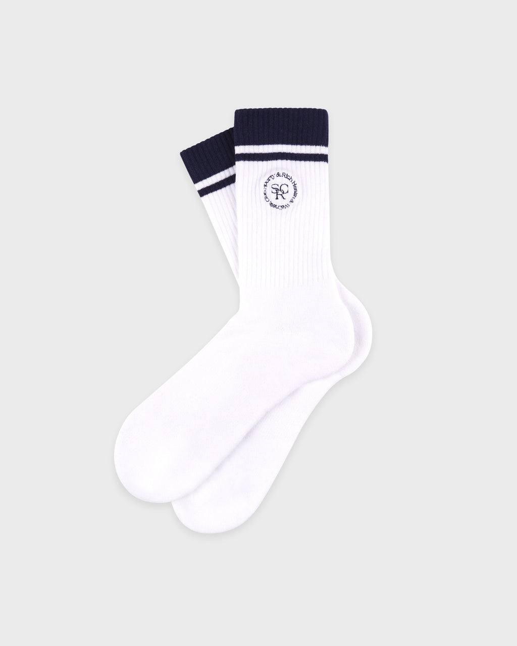 Sporty & Rich SRHWC Socks in White/Ruby main image 0