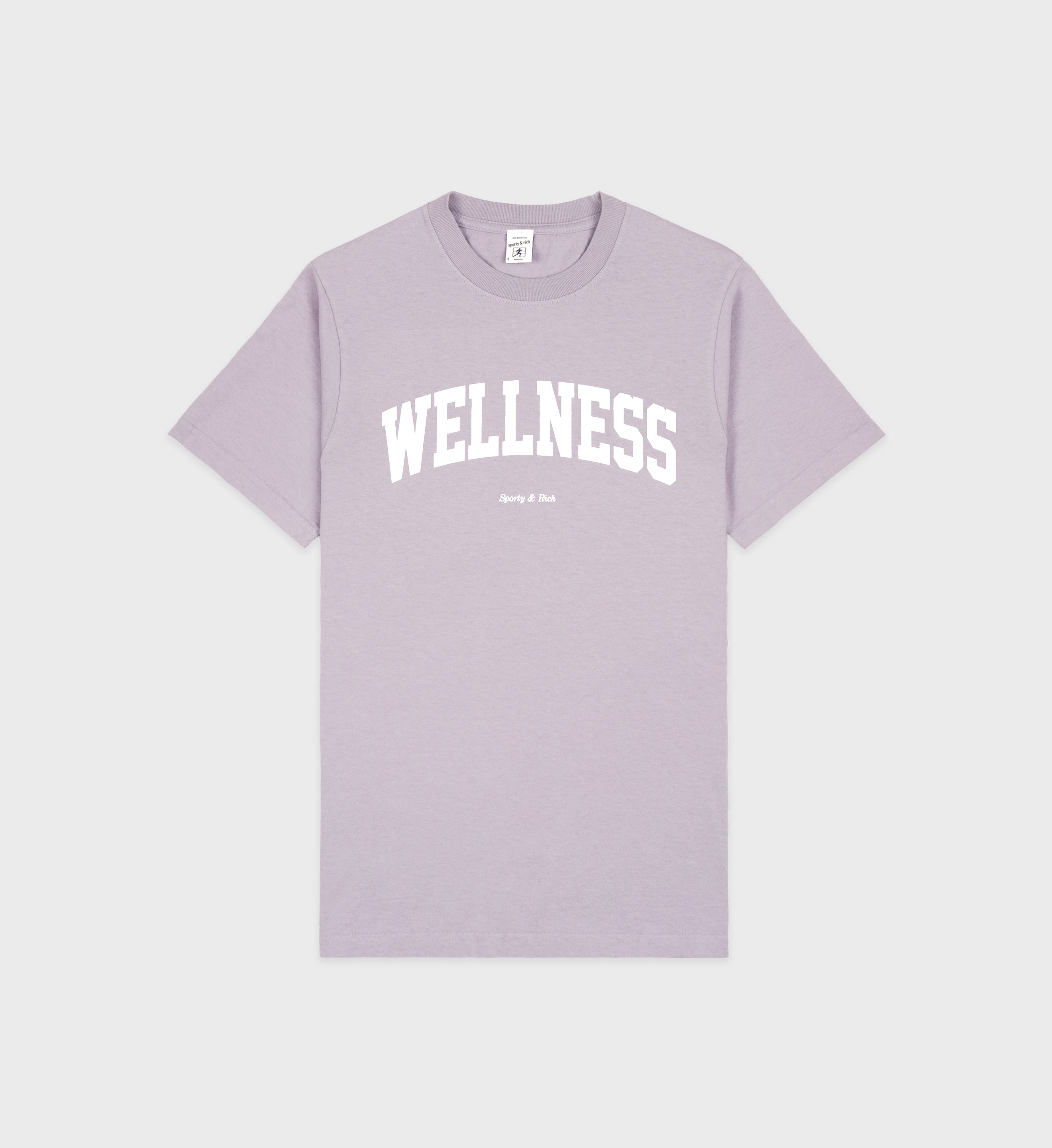 Wellness Ivy T-Shirt - Faded Lilac/White – Sporty u0026 Rich
