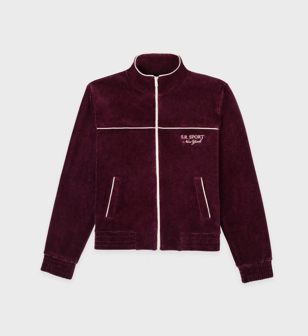 soerte Loose velvet track jacket Supreme PATCHWORK VELOUR TRACK 