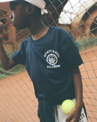 Emblem Kids T-Shirt - Navy