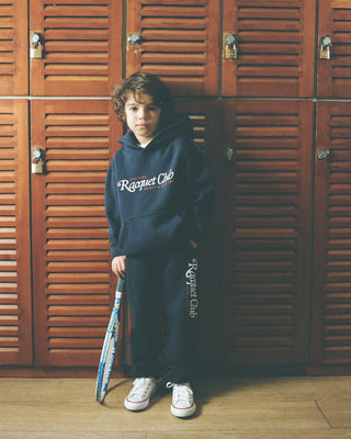 94 Racquet Club Kids Hoodie - Navy/White/Red