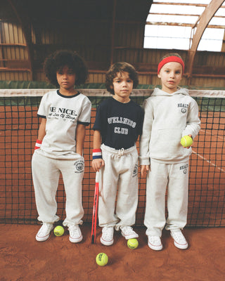 T-Shirt enfant Wellness Club - Marine/Blanc