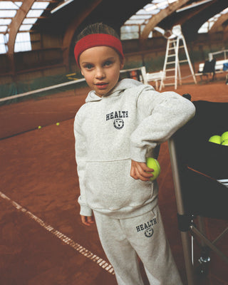 Diana Kids Sweatpants - Heather Gray/Navy