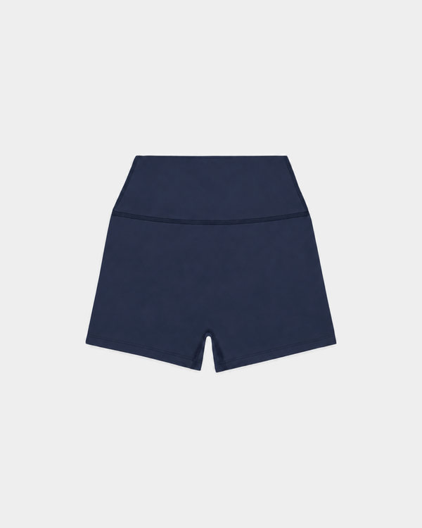 Blaire Signature Logo Mini Biker Short - Dark Navy