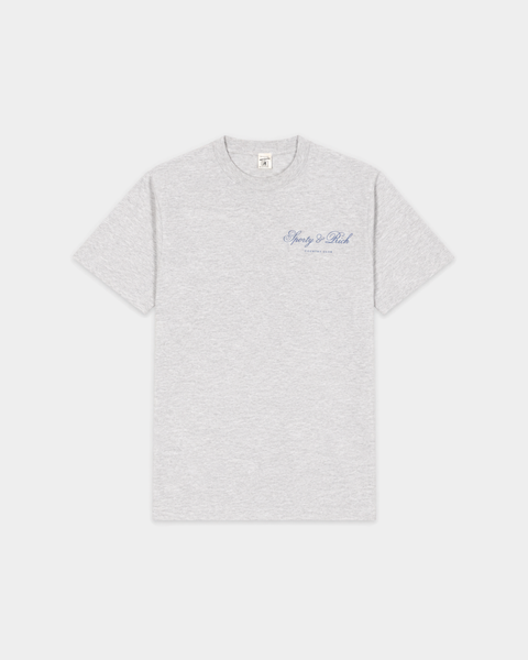 Cameron Club Script Tshirt - Heather Gray
