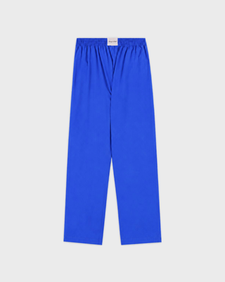 Brice Signature Logo Pyjama Pants in vibrant blue, featuring a relaxed fit and an elastic waistband.