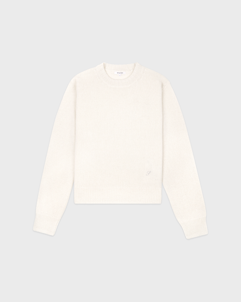 Itzel S Logo Cashmere Sweater - Cream