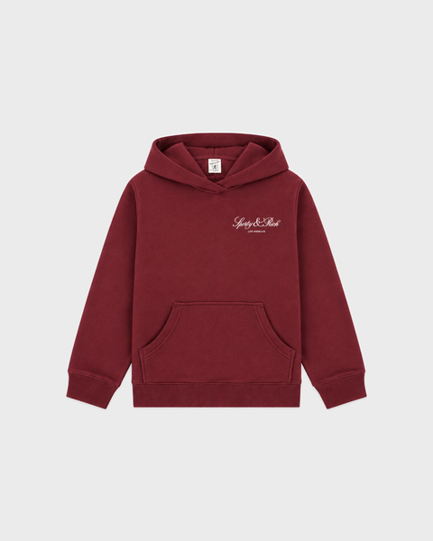 Katie Vendome LA Kids Hoodie - Merlot
