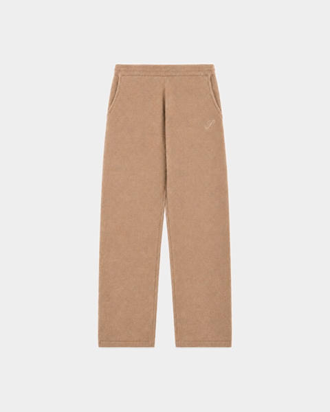 Ivana S Logo Cashmere Trousers - Camel