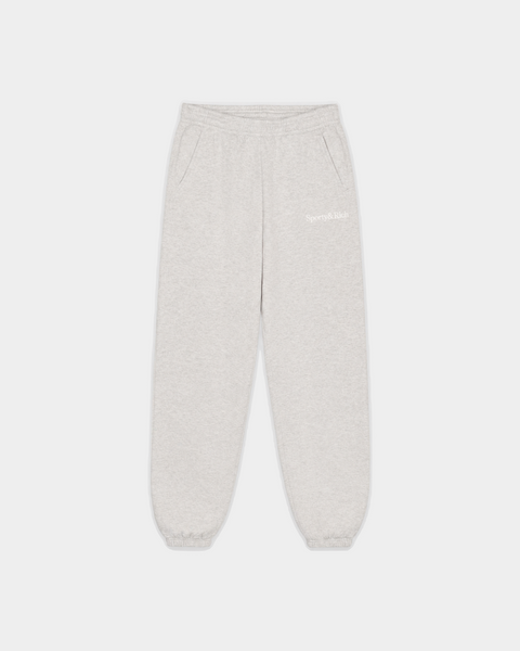 Brianno Serif Logo Jogger - Heather Gray