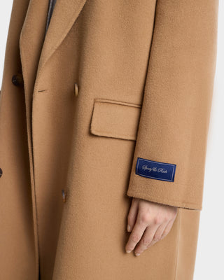 Double Faced DB Cashmere Coat - Camel