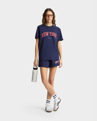 T-Shirt New York Ivy - Marine/Rubis