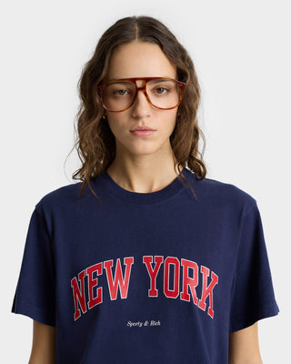 T-Shirt New York Ivy - Marine/Rubis