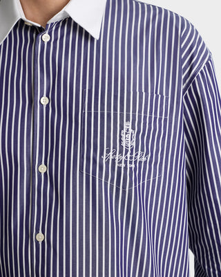 Vendôme Oversized Shirt - Blue Stripped