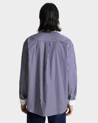 Vendôme Oversized Shirt - Blue Stripped