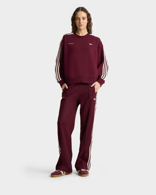 Adidas Track Crewneck - Merlot