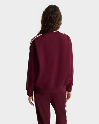 Adidas Track Crewneck - Merlot