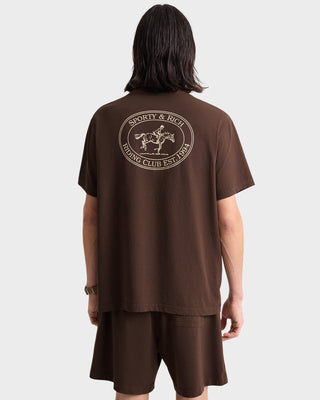 Riding Club T-Shirt - Chocolate/Cream