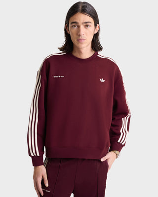 Adidas Track Crewneck - Merlot