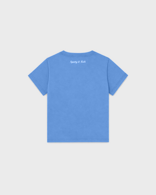 Karen Be Nice Kids Tshirt - True Blue soft short-sleeve shirt with BE NICE. Get Lots Of Sleep. Drink Water. in white.