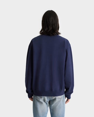 New York Ivy Crewneck - Navy/Ruby