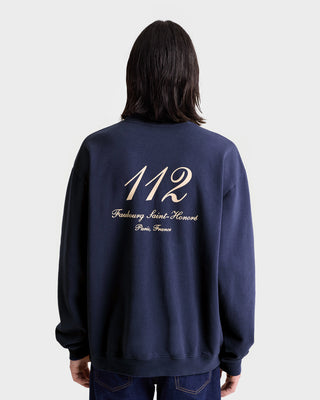 Faubourg Crewneck - Navy/Cream