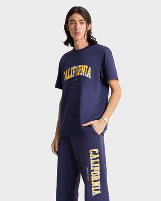 California Sweatpant - Navy/Gold