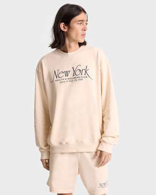 Crewneck NY 94 - Crème/Marine