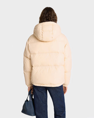 Crown Puffer Jacket - Cream