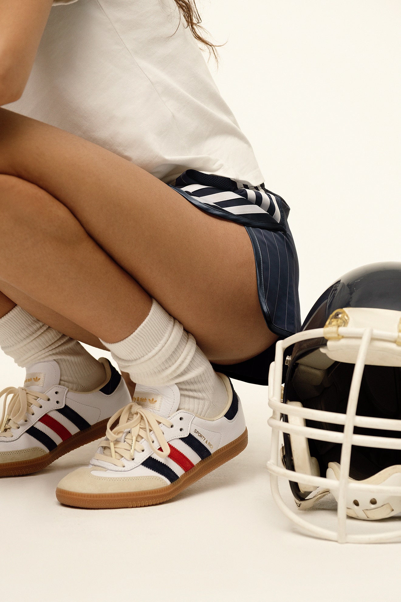 Samba - White/Sports Red/Navy Sporty & Rich Samba - White/Sports Red/Navy Sporty & Rich