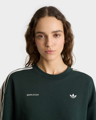 Adidas Track Crewneck - Forest