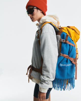 Serif Logo Scarf - Azure