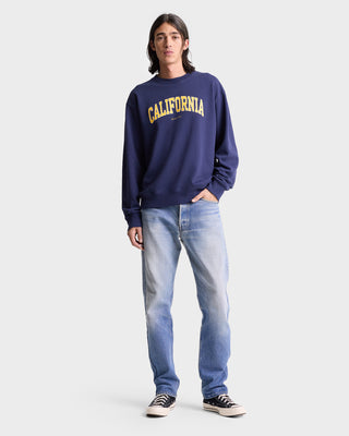 Crewneck California - Marine/Doré