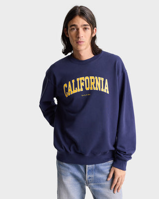 Crewneck California - Marine/Doré