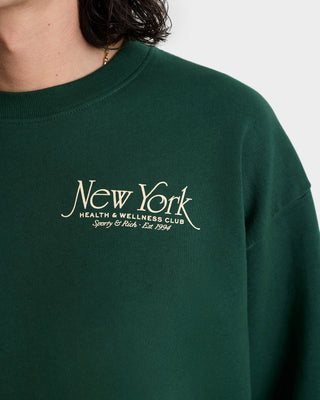 NY 94 Crewneck - Forest/White