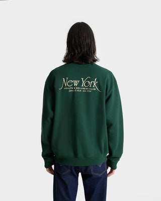 NY 94 Crewneck - Forest/White