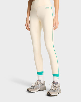 Legging SR Runner - Crème/Vert Printemps