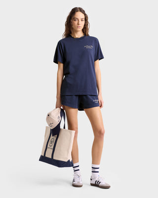 Faubourg Disco Short - Navy/Cream