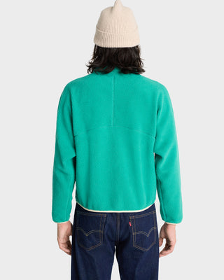 SR Runner Sherpa Quarter zip - Spring Green/Cream