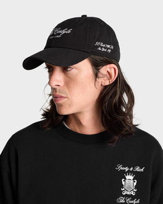 The Carlyle Souvenir Hat - Black/White