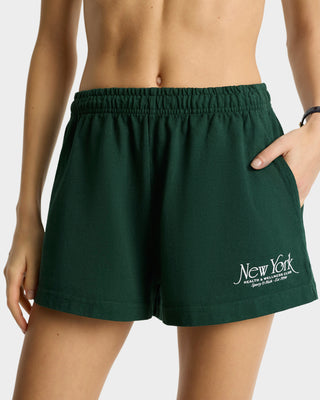 NY 94 Disco Short - Forest/White