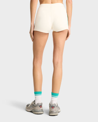 SR Runner Active Short - Cream/Spring Green