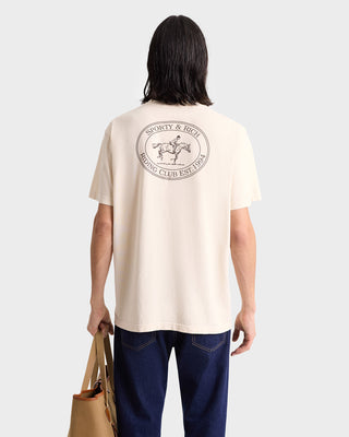 Riding Club T-Shirt - Cream/Chocolate