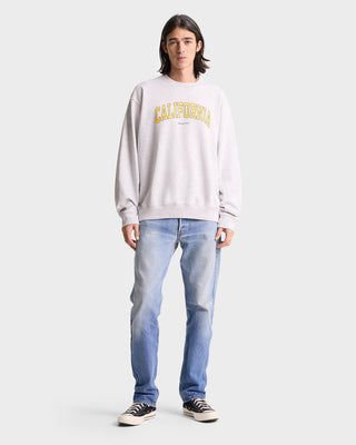 California Crewneck - Heather Gray/Gold