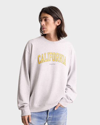 California Crewneck - Heather Gray/Gold