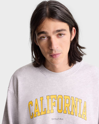 California Crewneck - Heather Gray/Gold