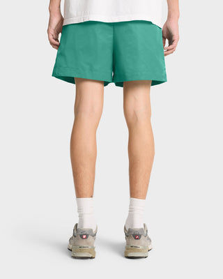 Running Woman Nylon Short - Spring Green/White